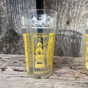 Dutch Glasses Dutch Glassware Vintage Barware Barware Vintage Vintage Tumblers Dutch Glasses Pennsylvania Dutch image 2