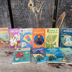 Vintage Golden Guide Books Golden Guide Books set of Golden Guide Books