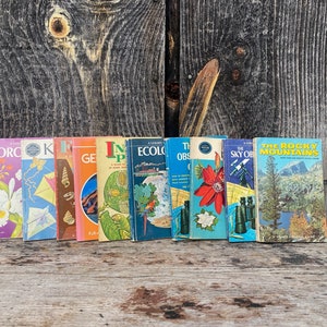 Vintage Golden Guide Books Golden Guide Books set of Golden Guide Books