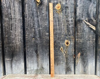 Vintage New Jersey Ruler -- Ted Beck Furniture Ruler -- Freehold New Jersey Ruler -- Vintage Ruler -- Vintage Wood Ruler - New Jersey Ruler