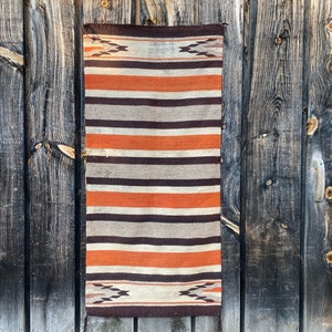 Vintage Southwestern Rug Striped Southwestern Rug Vintage Rug 5 ft by 2.5 ft Vintage Rug Southwestern Rug 1970s Vintage Rug image 1