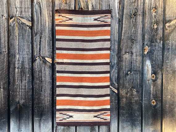 Vintage Southwestern Rug -- Striped Southwestern Rug -- Vintage Rug -- 5 ft by 2.5 ft Vintage Rug -- Southwestern Rug -- 1970s Vintage Rug