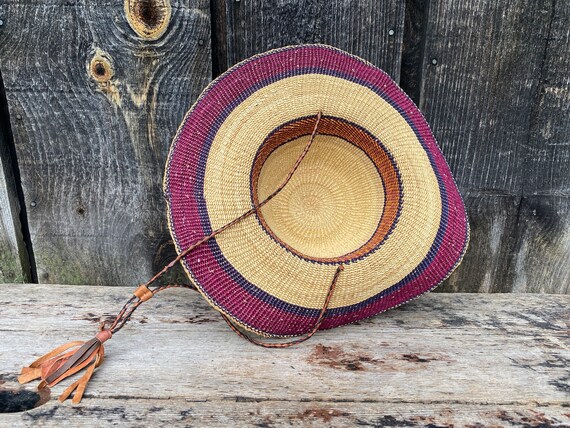 Vintage Straw Hat -- Vintage Boho Hat -- Vintage … - image 4