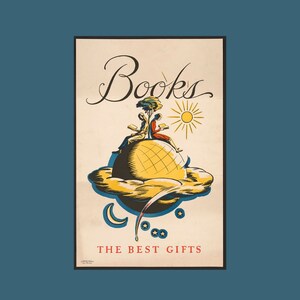 Vintage Books Poster -- Vintage Poster Books - Vintage Poster on Books -- Vintage Poster - Book Poster - Vintage Book Poster - Digital Print