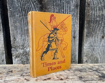 Time and Places 1947 Book -- Time and Places Book -- Educational Book -- Childrens Book -- Vintage Childrens Book -- 1940s Reference Book