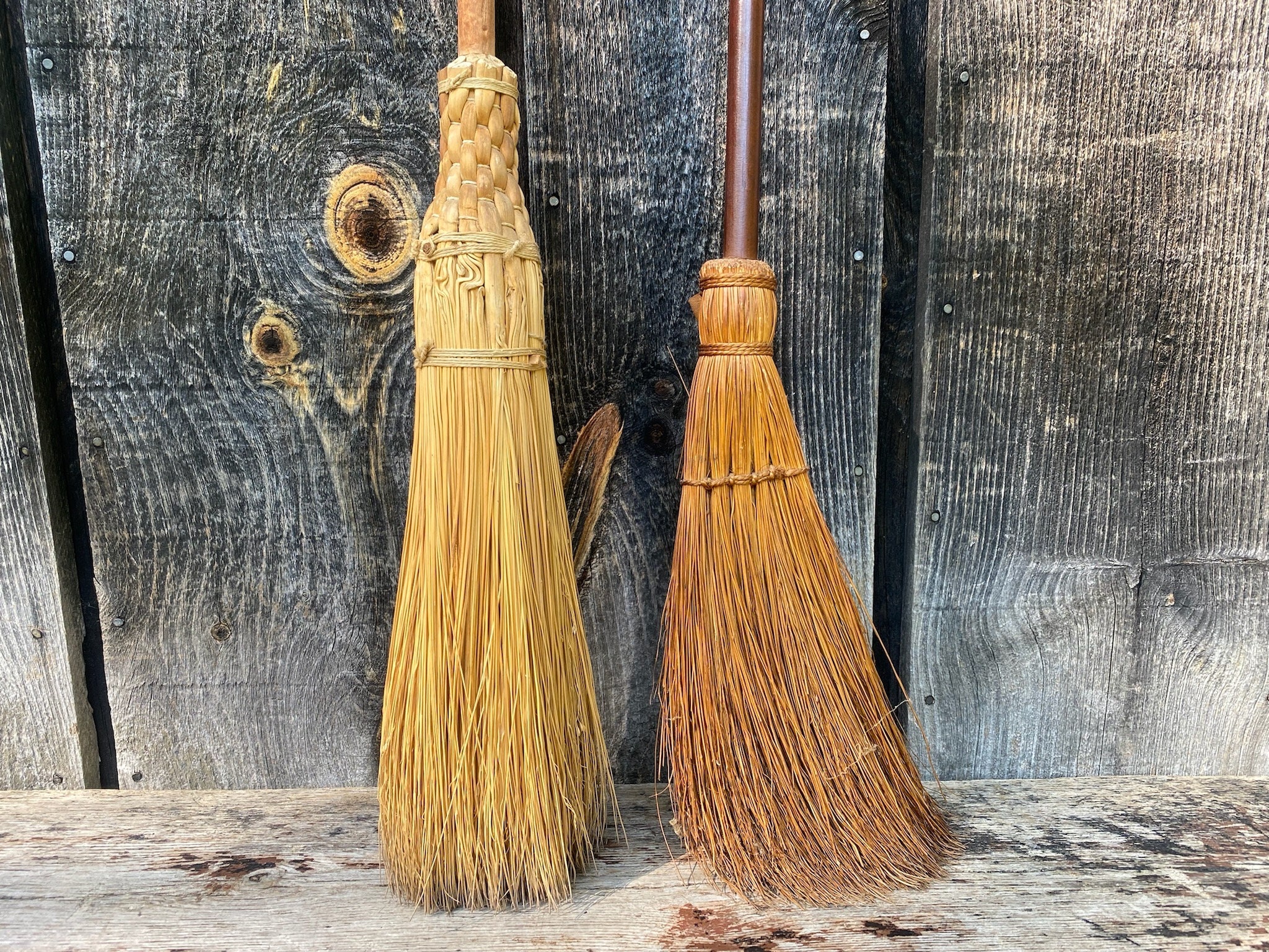 Handmade Brooms Vintage Handmade Brooms Vintage Brooms Etsy