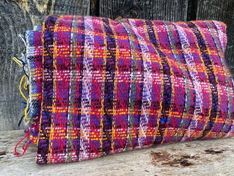 Wool Blanket Vintage Wool Blanket Tartan Wool Blanket Plaid Wool Blanket Winter Blanket Vintage Plaid Blanket Plaid Blanket image 2