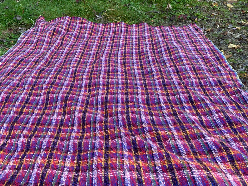 Wool Blanket Vintage Wool Blanket Tartan Wool Blanket Plaid Wool Blanket Winter Blanket Vintage Plaid Blanket Plaid Blanket image 7