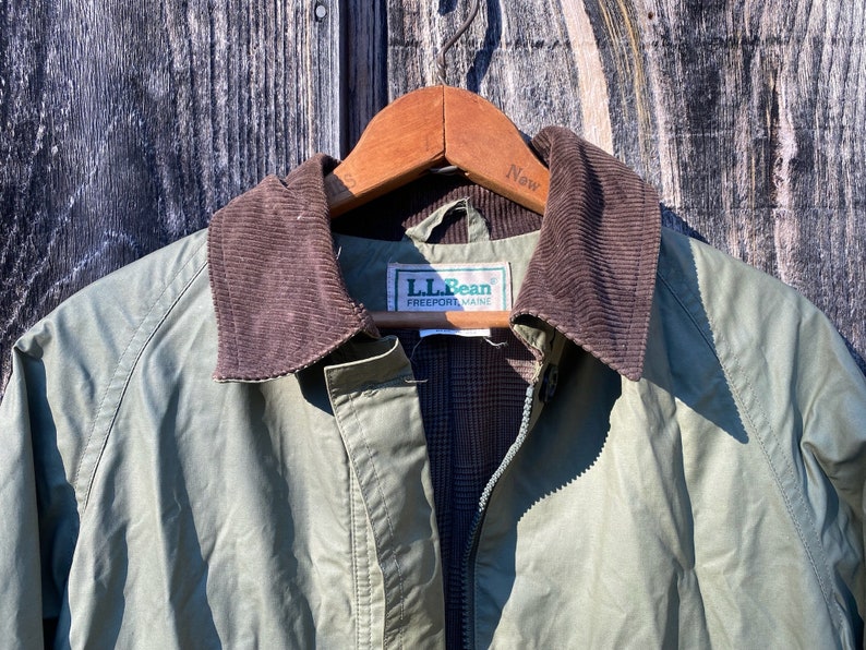 Vintage LL bean Rain Coat Vintage LL Bean Trench Coat Vintage LL Bean Long Coat Green Vintage Trench Coat ll bean Coat Vintage image 4