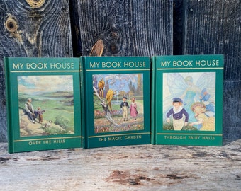 My Book House -- Childrens Books -- My Book House 5, 6, 7 -- My Book House Series - 1950s Children Books - Vintage Kids Books - Storytelling