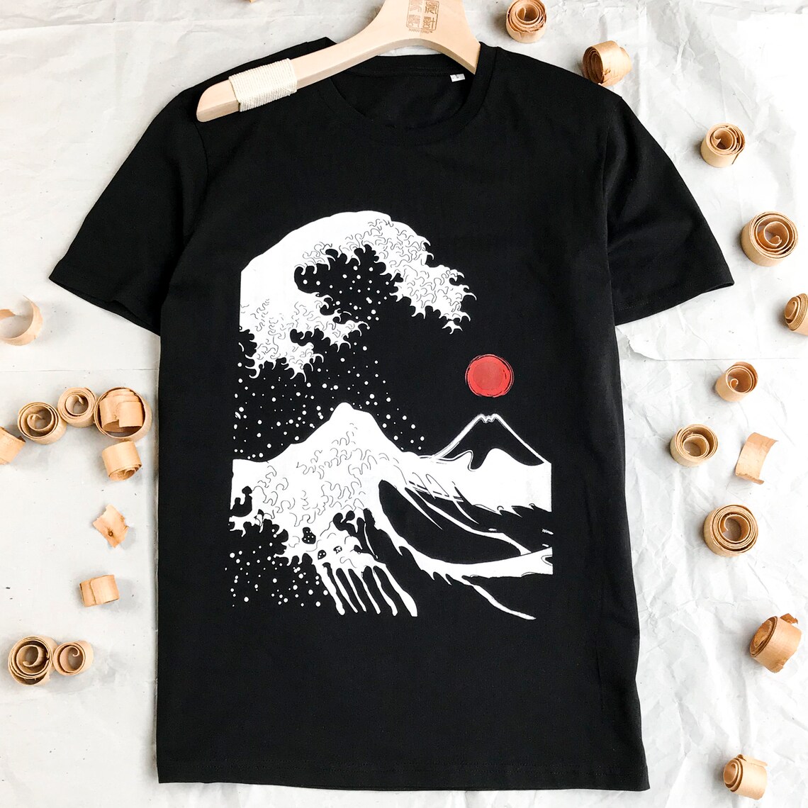 Japanese Streetwear Tshirt Vintage Black Japanese art print Etsy