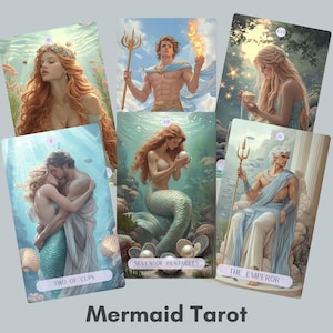 Mermaid Tarot Deck: 78-Card Ocean Oracle with Guidebook