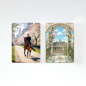 Baralho Lenormand Primavera em Nova York, cartas de adivinhação