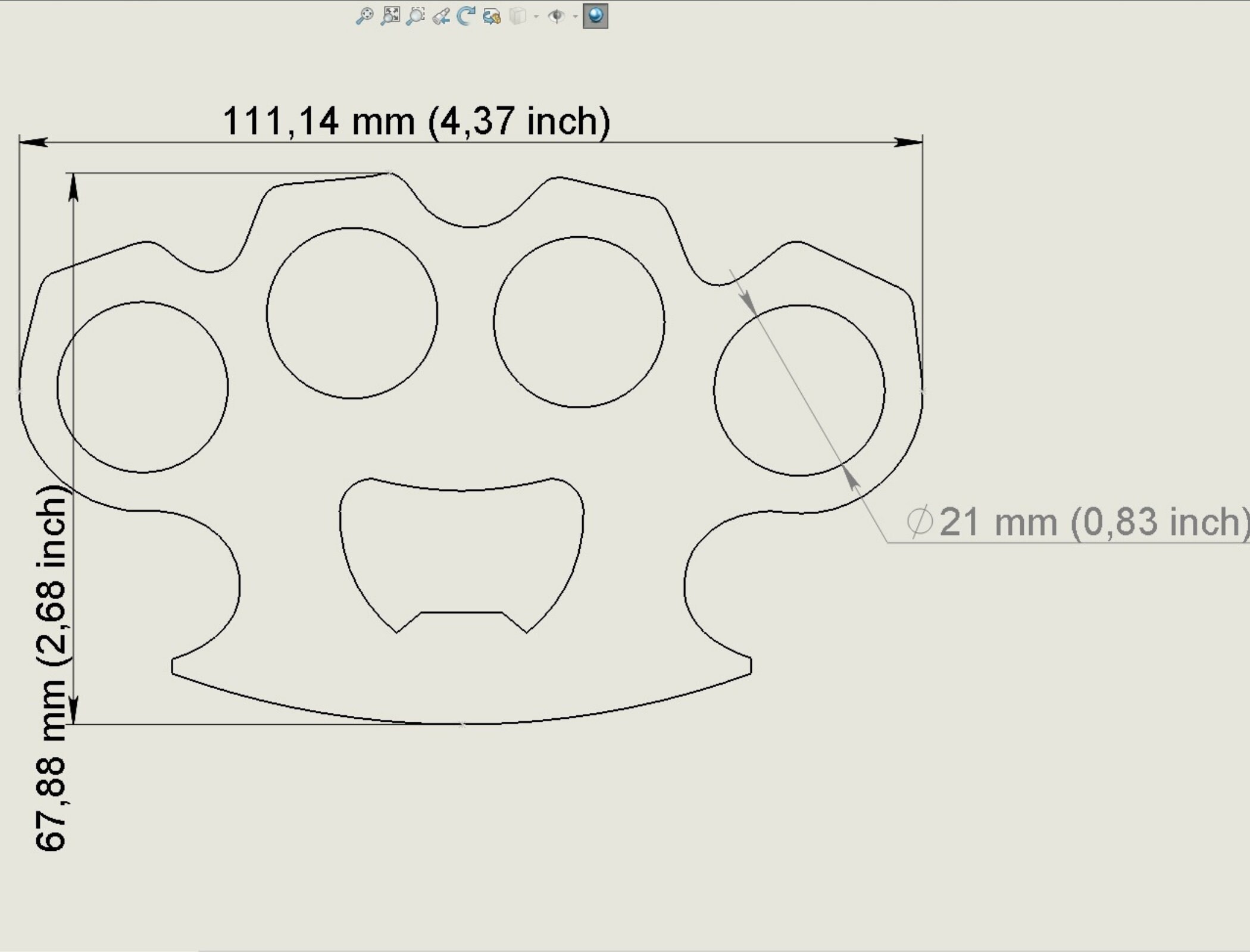 Bottle opener brass knuckles Files for plasma cutting & Etsy