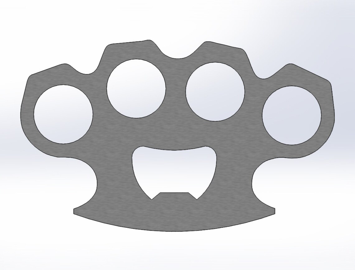 Bottle opener brass knuckles Files for plasma cutting & Etsy