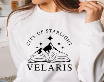 Velaris City of Starlight Sweatshirt, Acotar Velaris Sweatshirt, Night Court Acotar, Thorns and Roses Court of Dreams,Gift Tee For Christmas