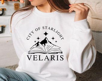 Velaris City of Starlight Sweatshirt, Acotar Velaris Sweatshirt, Night Court Acotar, Thorns and Roses Court of Dreams,Gift Tee For Christmas