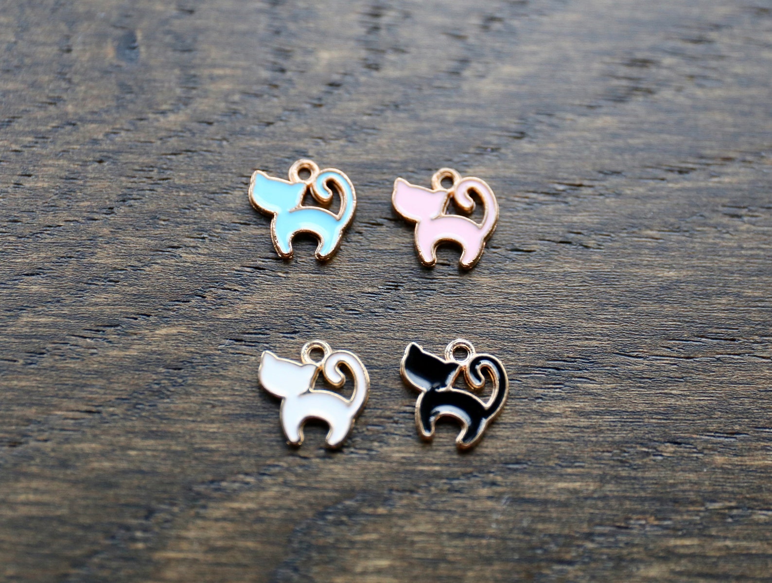 Cat Collar Charms Pendants Etsy UK