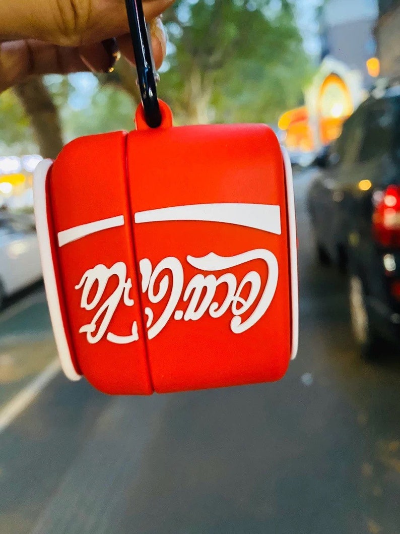 Funny AirPods Case Heineken Evian CocaCola Case Cover Earphones Case Animal AirPods 1-2/& Pro Case AirPods gift with Keychains