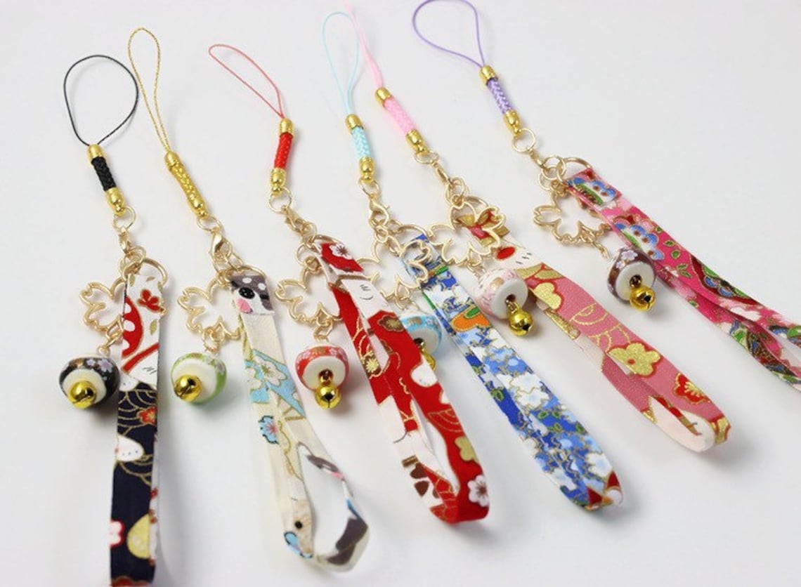 Japanese Cute Lucky Cat KeyChains Car Keys Bag Key Etsy