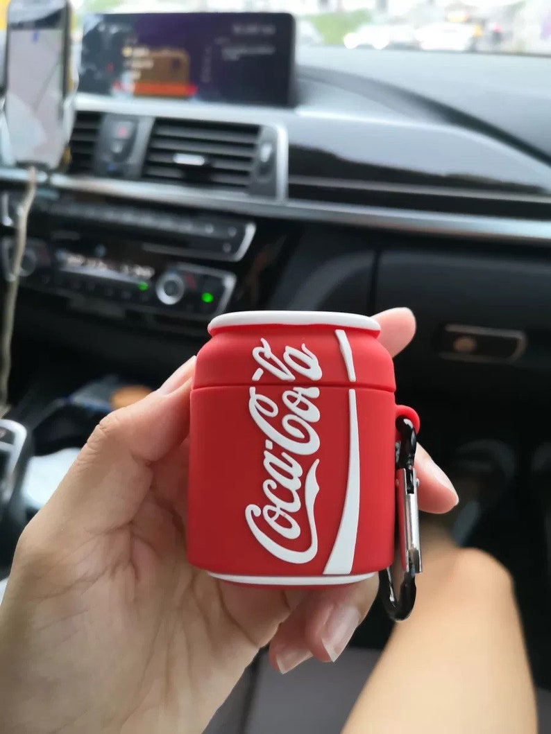 Funny AirPods Case Heineken Evian CocaCola Case Cover Earphones Case Animal AirPods 1-2/& Pro Case AirPods gift with Keychains