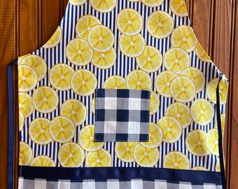 Mother and Daughter Aprons, Children Aprons, Kids Aprons, Lemon Apron, Birthday Gift, Christmas Gift, Chef Apron, Potholders, Craft Apron