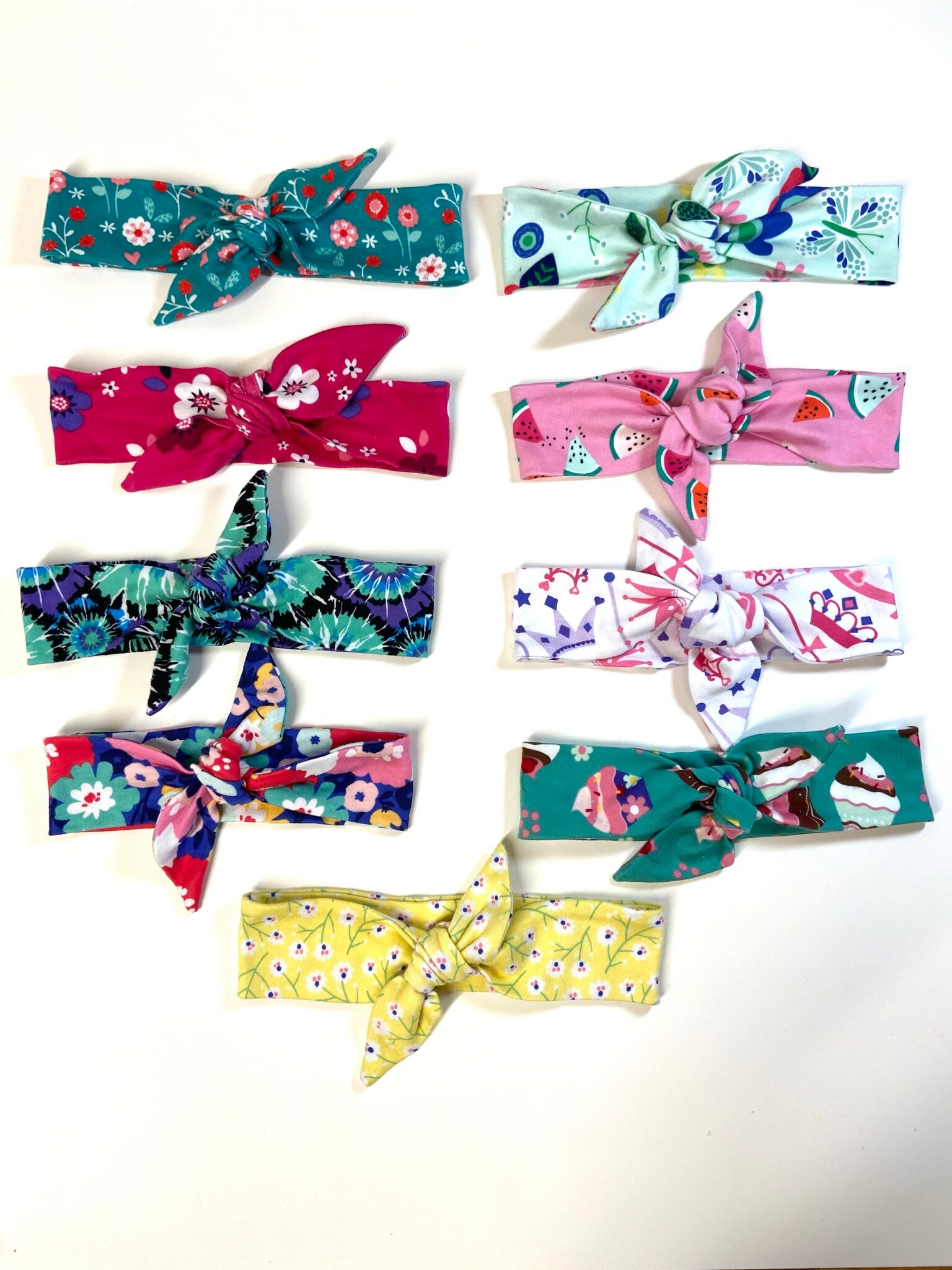 Jersey Knit Headband Top Knot Hair Tie Infant Headband Etsy