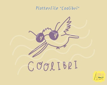 Plotterfile "Coolibri" dxf, svg, png & pdf