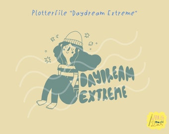 Plotter template Daydream Extreme svg, dxf, png and pdf