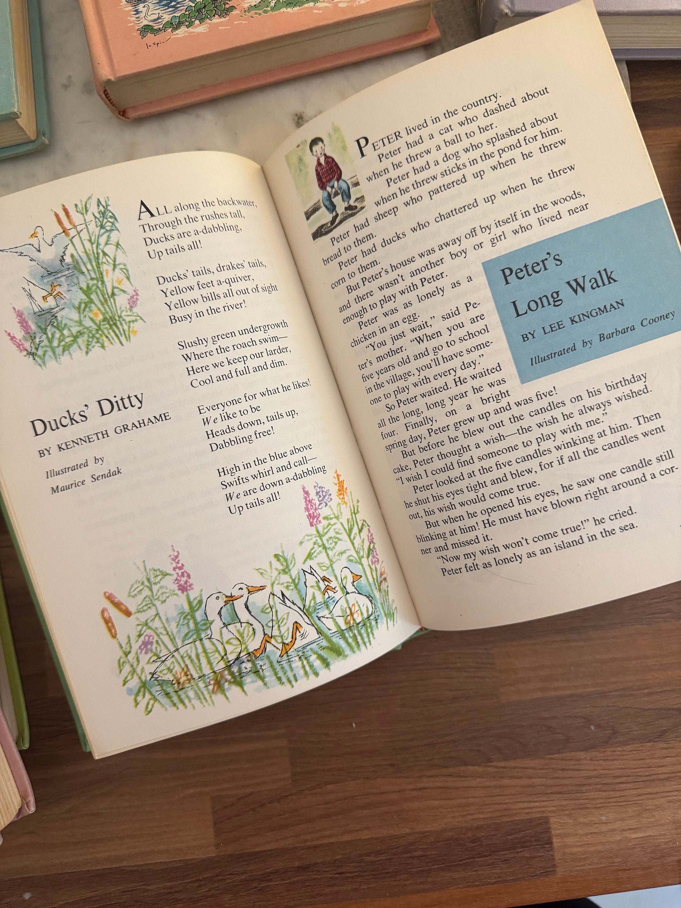 Vintage Children's Book Set Through Golden Windows Series 10 Volumes