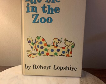 Vintage First Edition Put Me in the Zoo by Robert Lopshire - Dr. Seuss beginner Children's Book 1960 Rare
