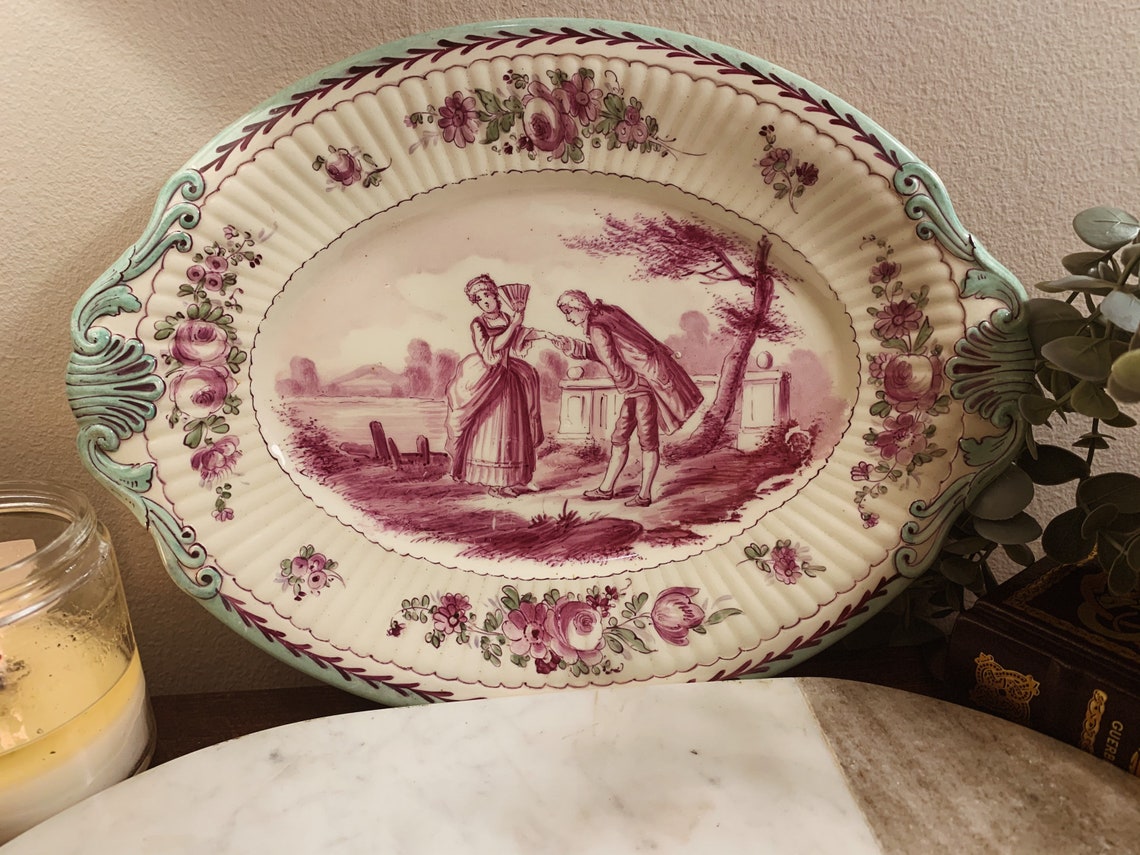 EXTREMELY RARE ANTIQUE Appraised Tournay of Tournai French Etsy