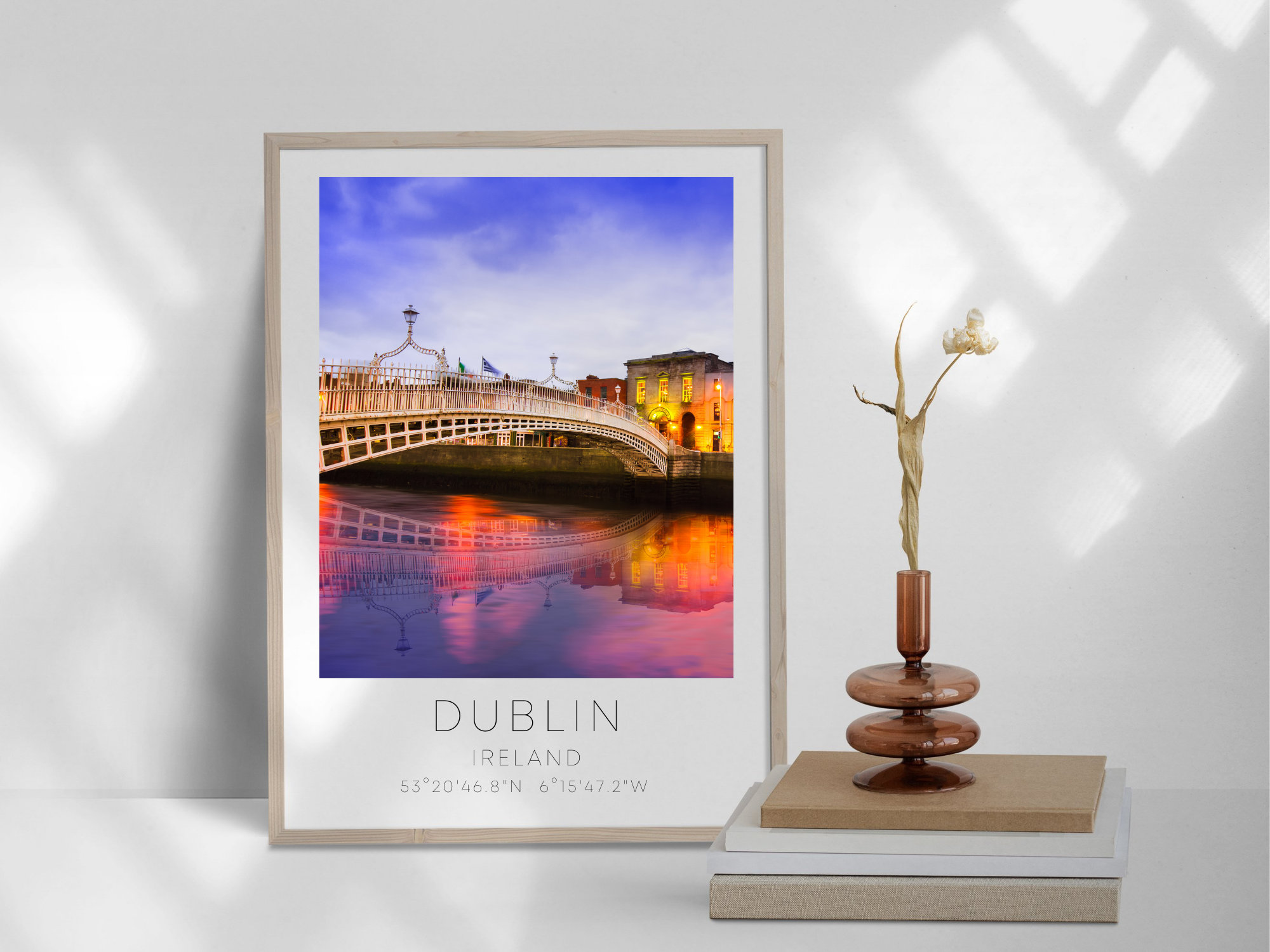 Dublin Poster Print Dublin City Print Ireland Print Wall Etsy