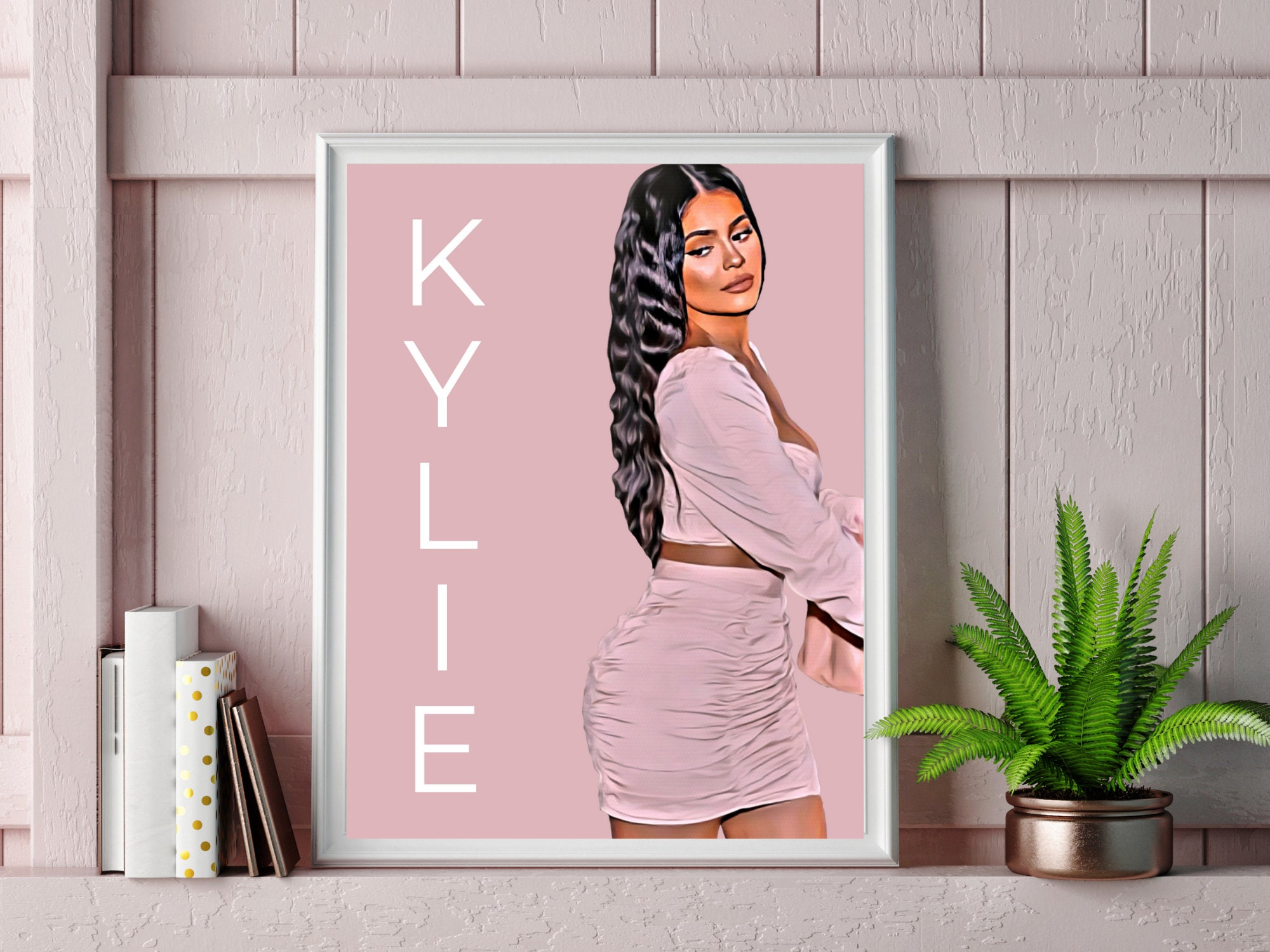 Kylie Jenner Print Kyle Jenner Poster Kylie Jenner Etsy