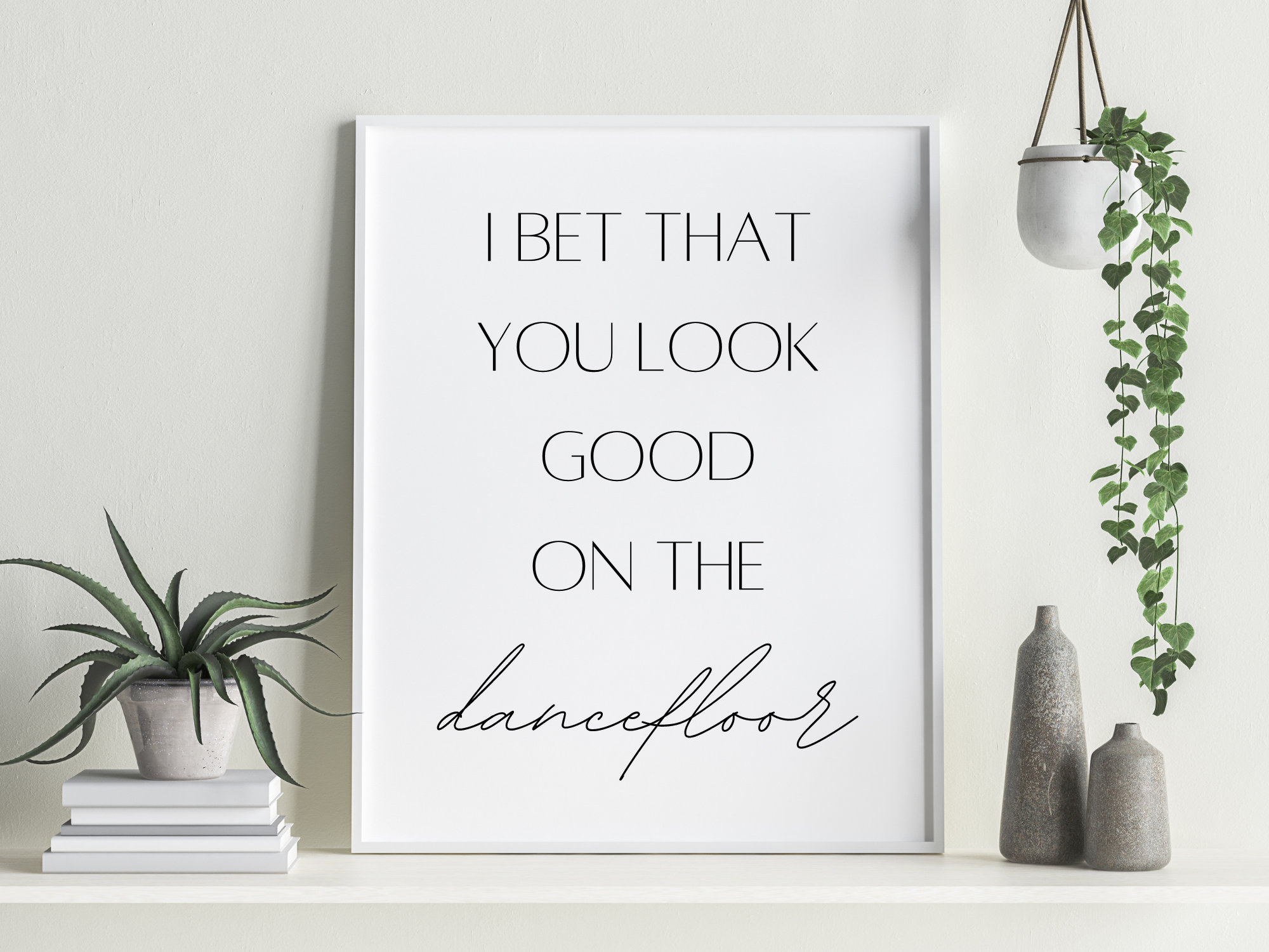 I Bet That You Look Good On The Dancefloor Print Music Print Etsy I Bet That You Look Good On The Dancefloor Print Music Print Etsy