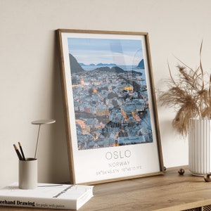 Oslo Poster Print - Oslo City Print - Norway City Print - Home Decor - Home Trend - Home Accessories - Wall Prints - Wall Art - Gift Travel