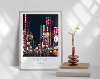 England City Name Coordinates Poster Digital Download Picture JPG City Wall Art Minimalist Typography Art Printable Tokyo City Print