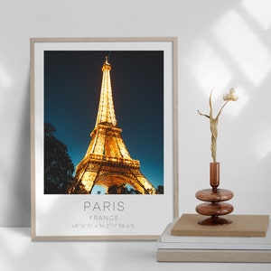 Paris Poster Print - Paris City Print - France Print - Wall Art - Wall Prints - Home Trend - Home Decor - Home Accessories - Travel Gift