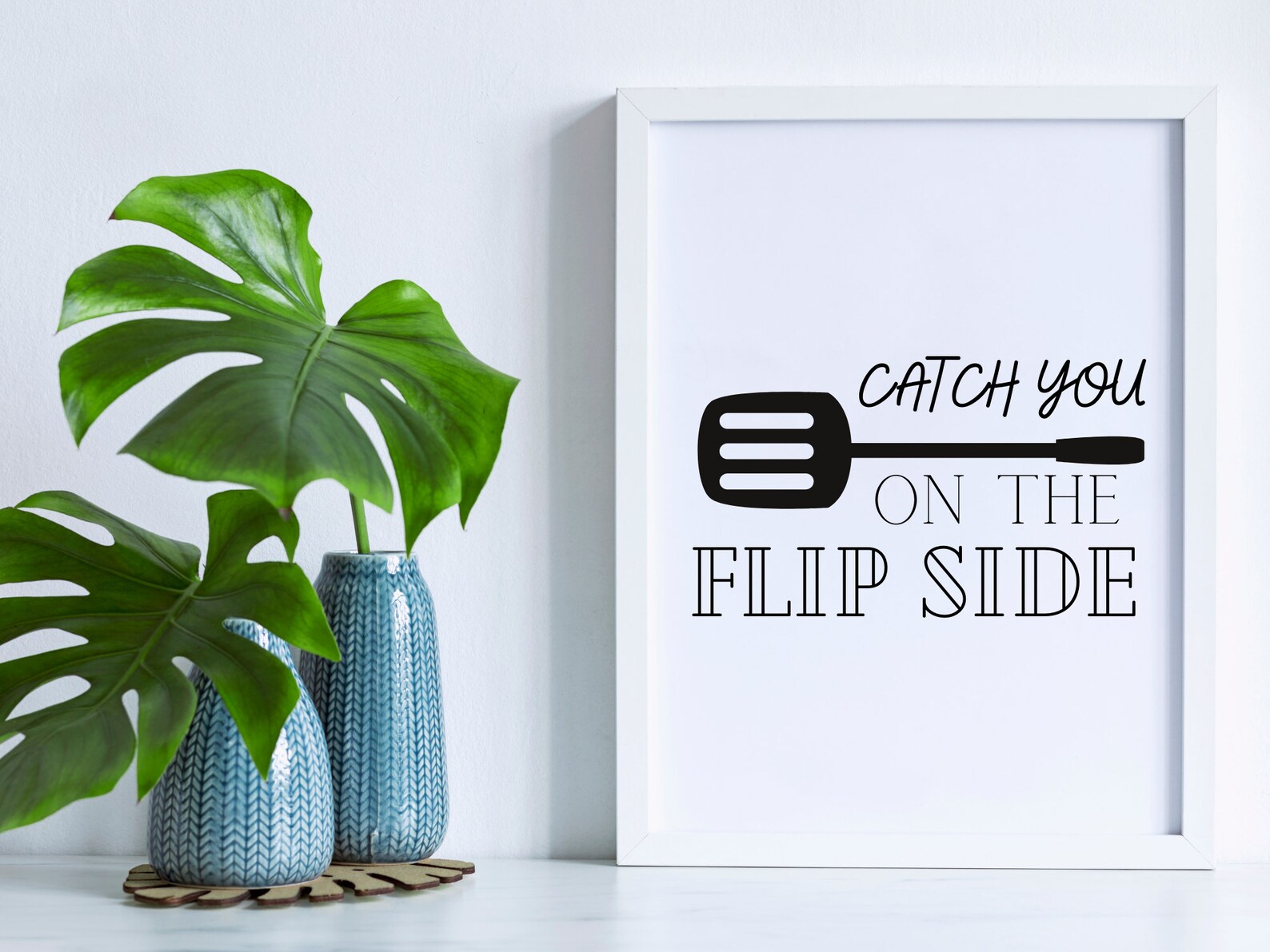 Catch You On The Flip Side Print Lustiges K chenbild Etsy