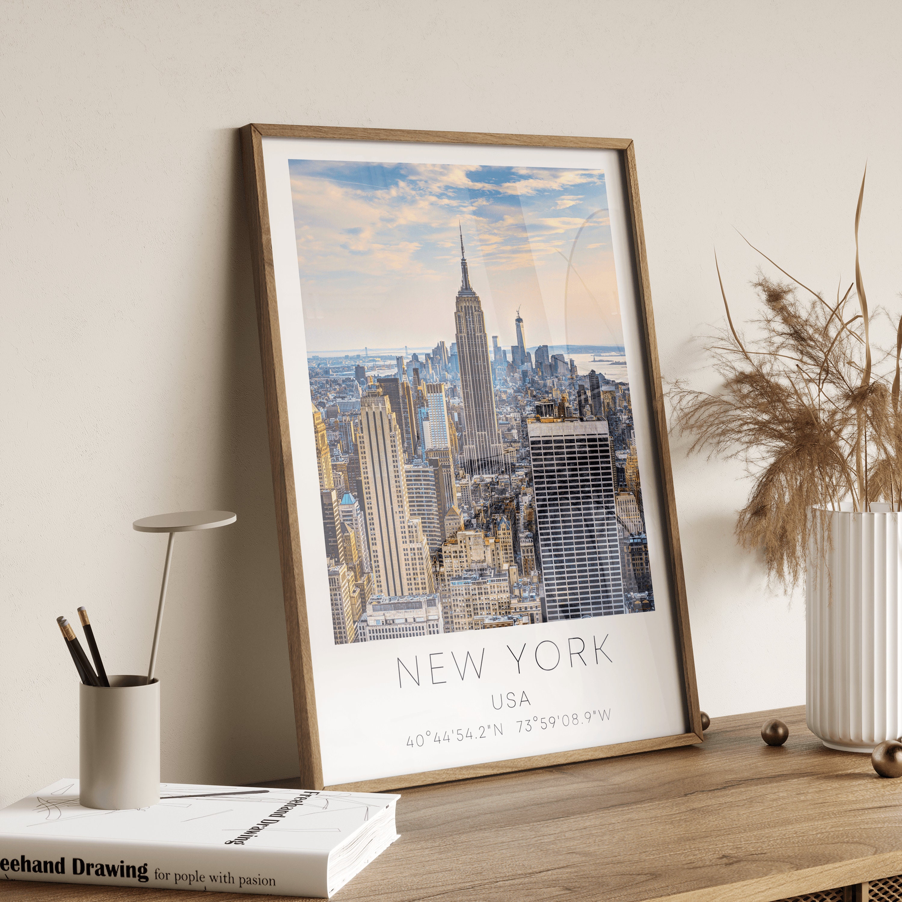 Buy New York Poster Print York City Print USA Home Online in India - Etsy