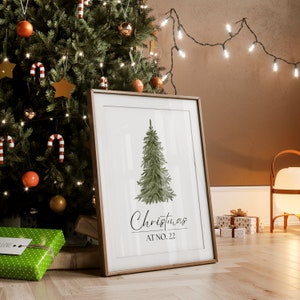 Personalised Christmas at No Print - Christmas Print Christmas Wall Art Christmas Decorations Christmas Accessories Merry Christmas