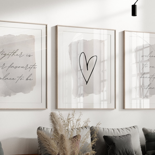 Grey Wall Art Etsy UK