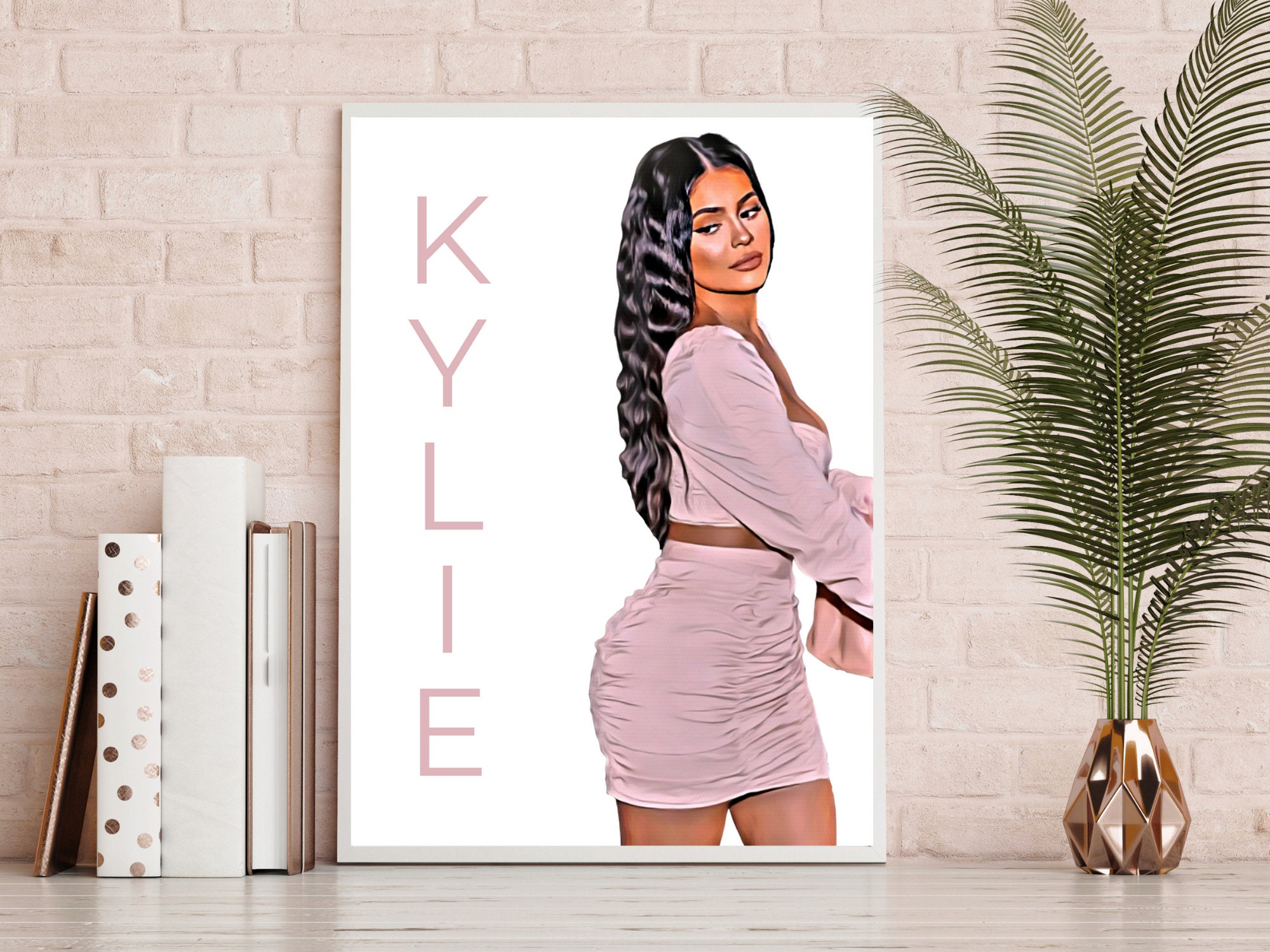 Kylie Jenner Print Kyle Jenner Poster Kylie Jenner Etsy