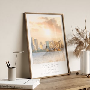 Sydney Poster Print - Sydney City Print - Australia Print - Wall Prints - Home Trend - Home Decor - Home Accessories - Wall Art - Gift