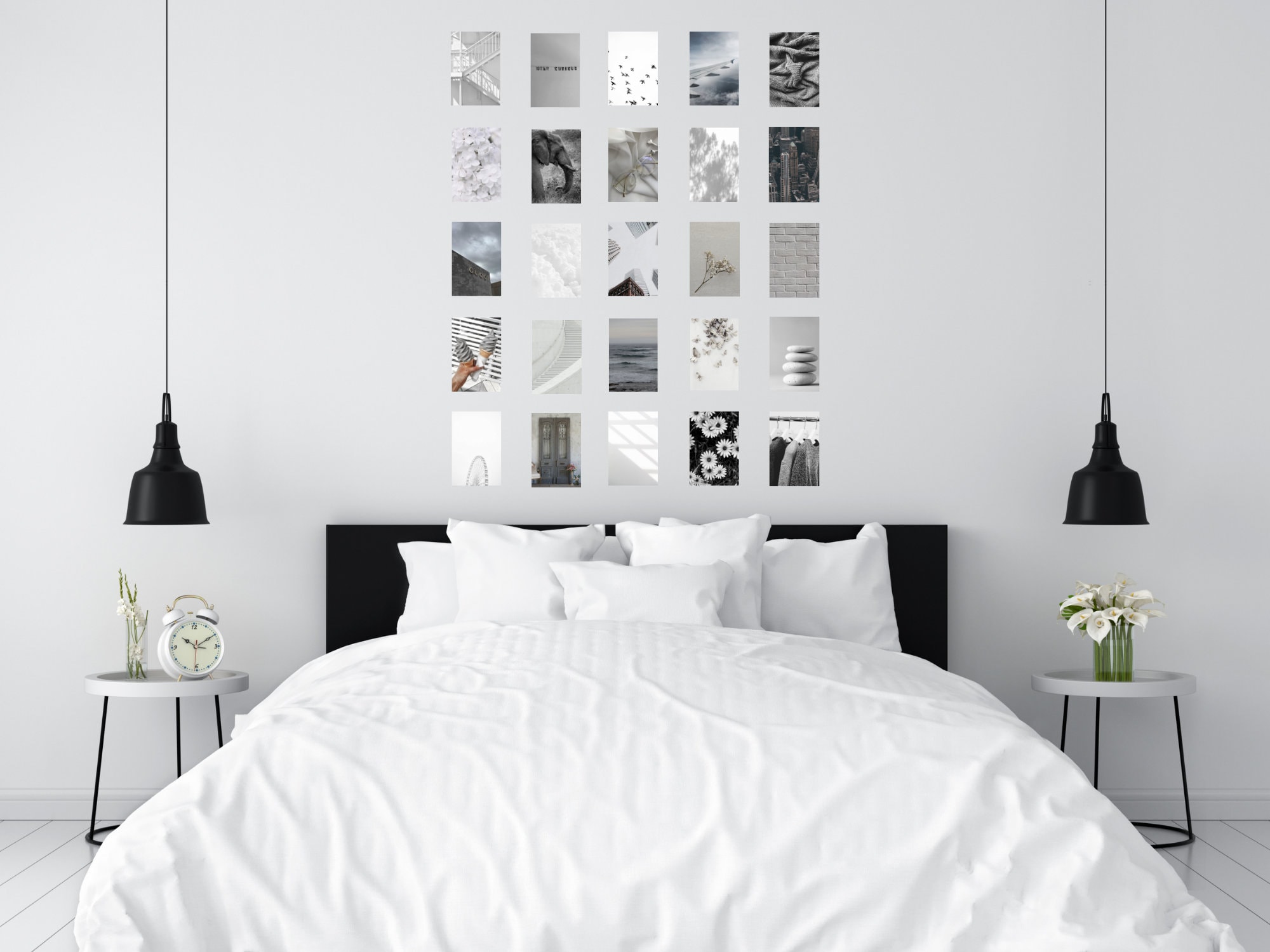 Grey Collage Kit Grey Aesthetic Pinterest Prints Dorm Room Etsy UK