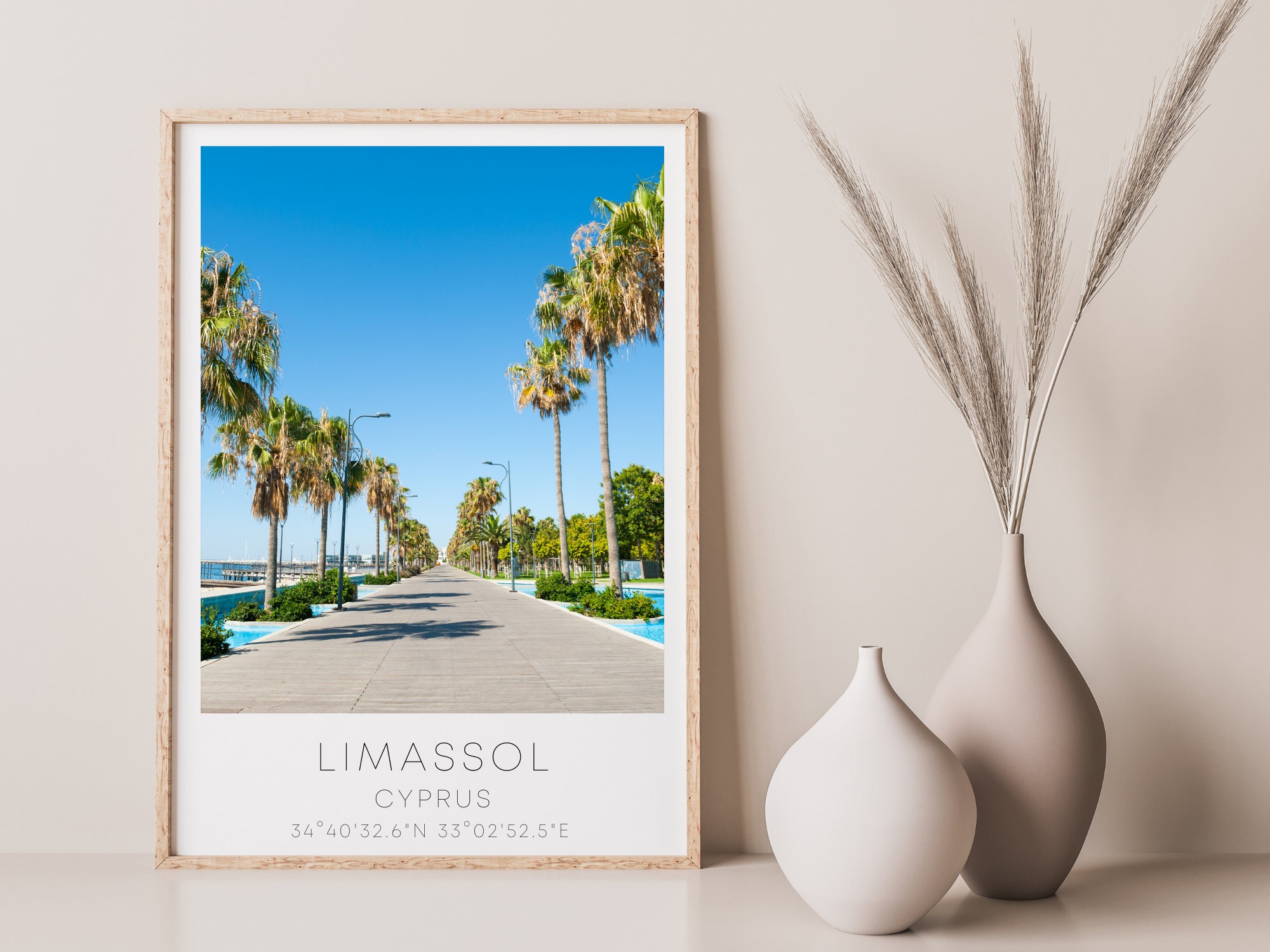 Limassol Print City Print Cyprus Print City Prints Etsy UK