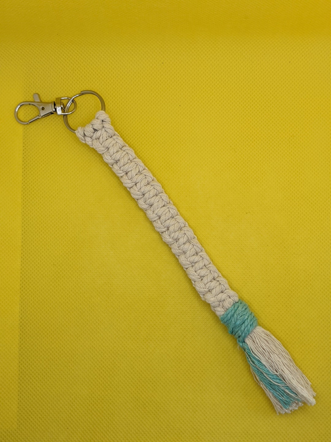 Macrame Keychain, Keychain, Macrame and Tassel Keychain Etsy
