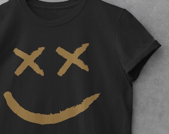 Retro Smiley Face Shirt – Happy Graphic Tee, Aesthetic Streetwear Top, Feel Good Unisex T-Shirt, Positive Vibes Apparel, Cute Gift Idea