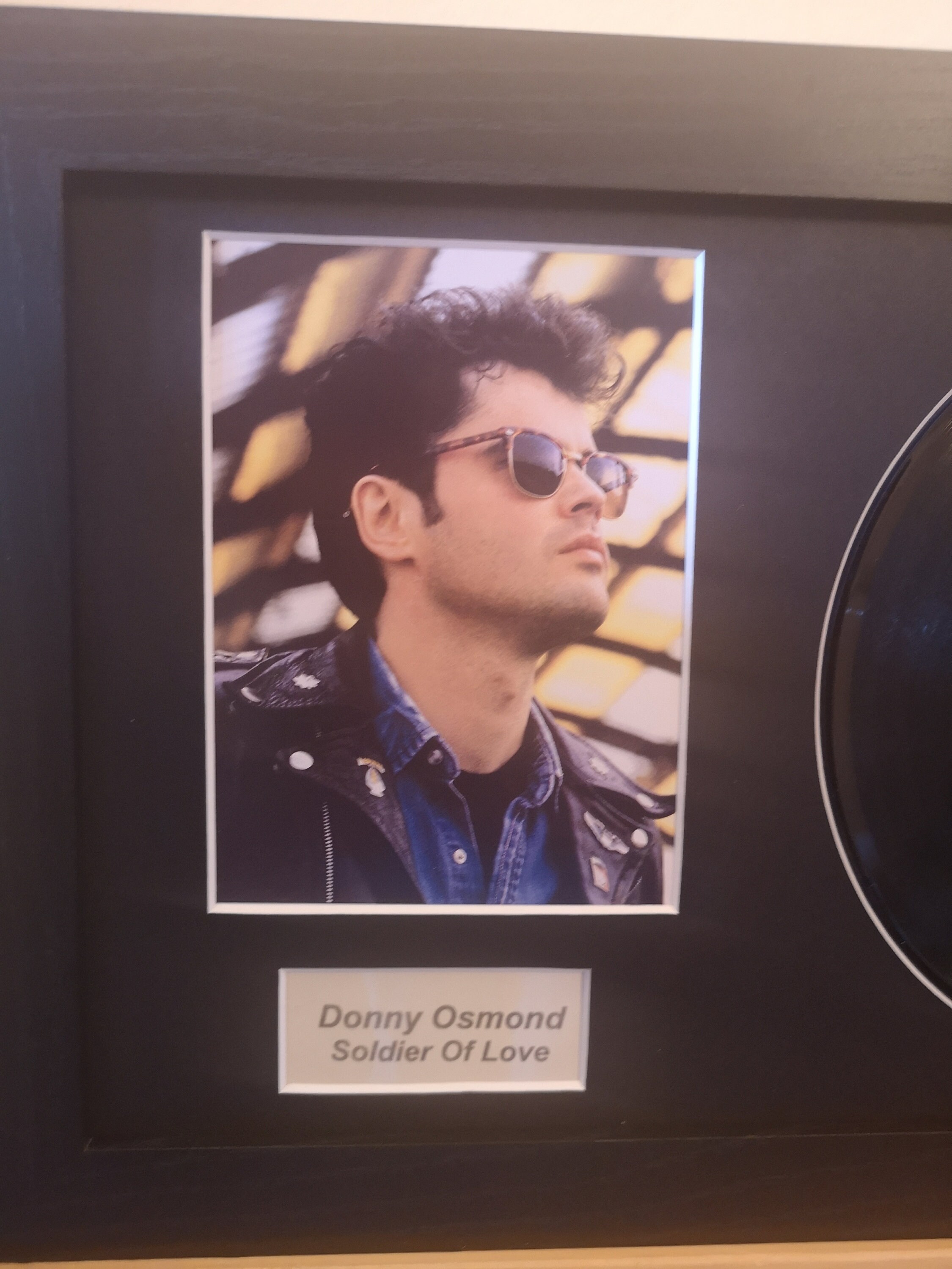 Soldier of Love Donny Osmond 7 Mounted Record - Etsy UK