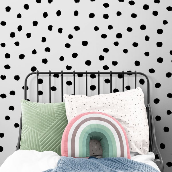 Dalmatian Spot Wallpaper, Dalmatian Black Spots Wallpaper, Children's Wallpaper, Pre Paste Wallpaper, Removable Wallpaper